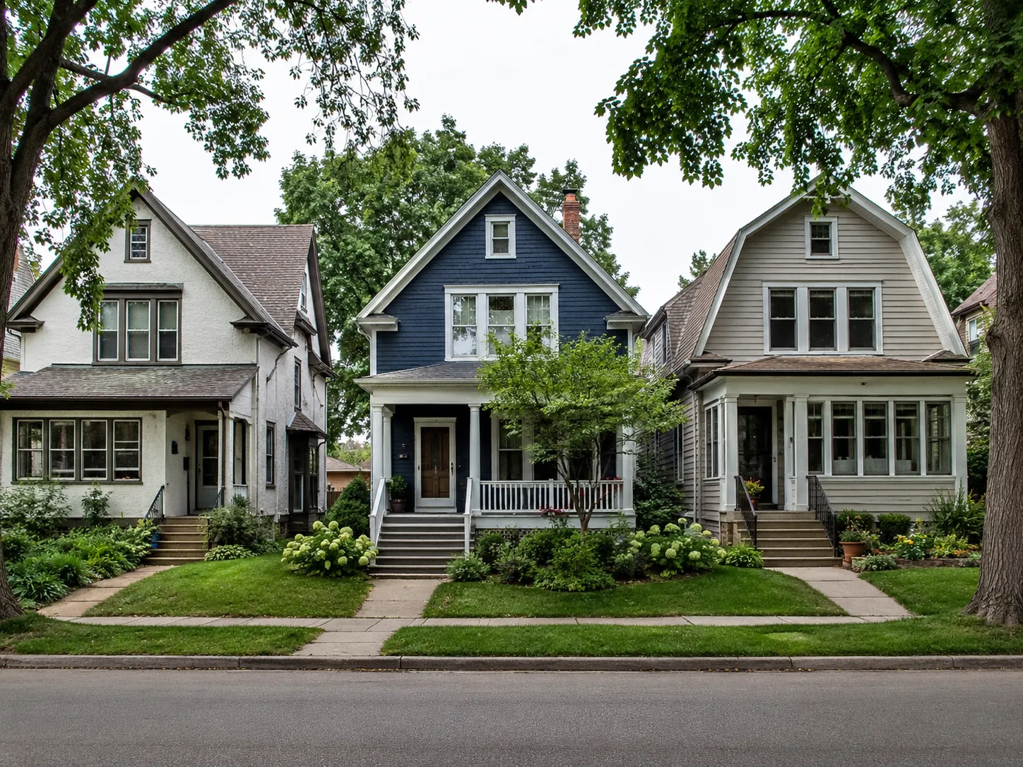 Cash home buyers Minneapolis MN residential street
