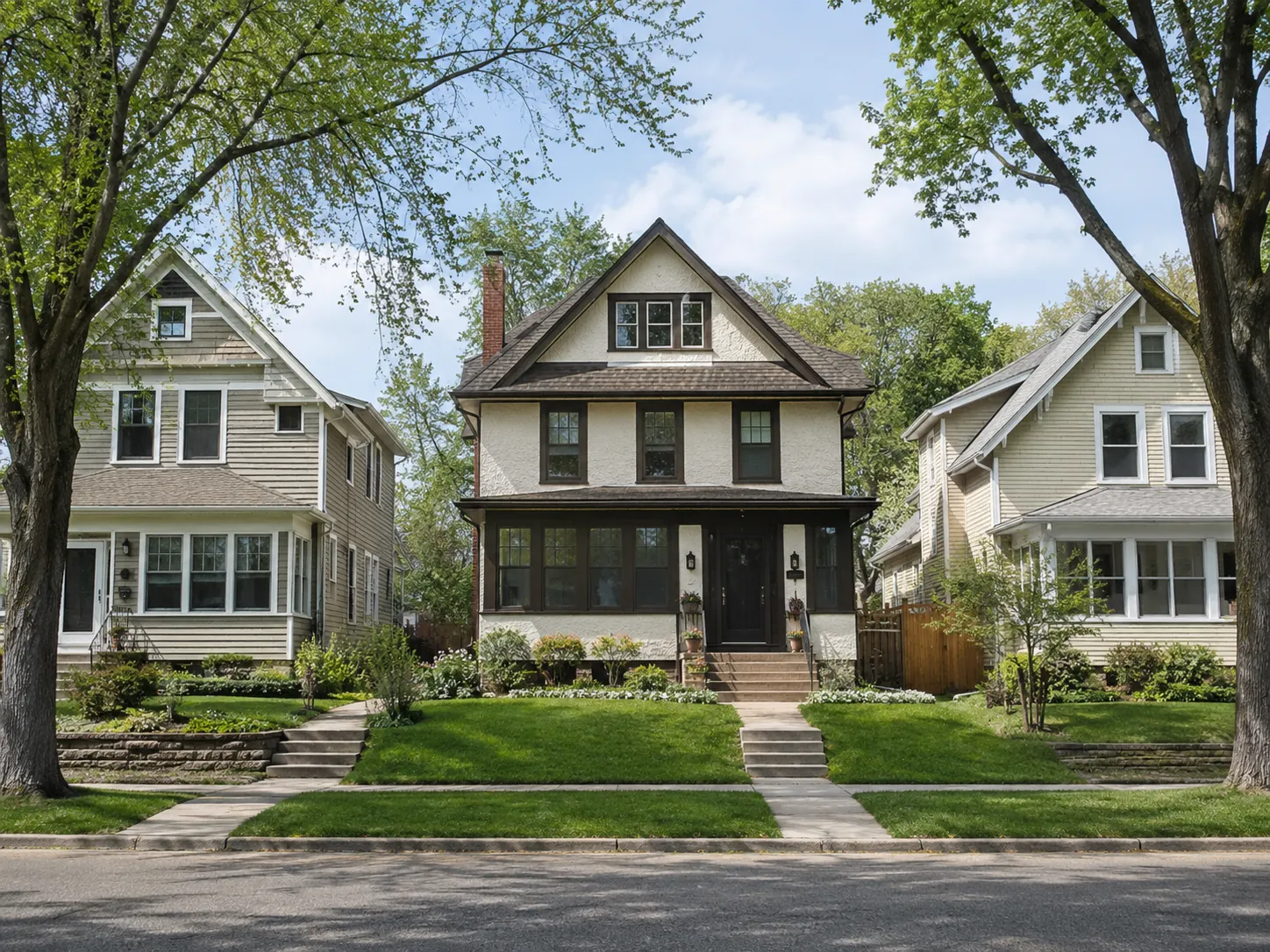 Cash home buyers St Paul MN neighborhood street