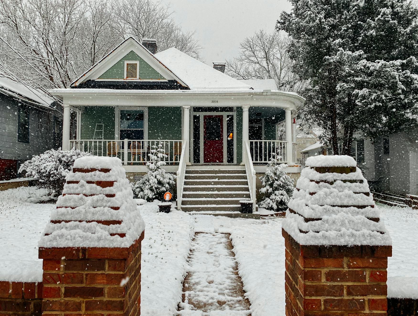 Snow Covered Home